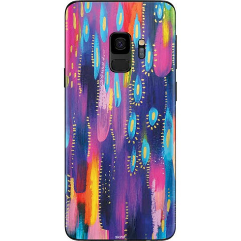 Etta Vee Kaleidoscope Brush Stroke Galaxy S9 Skin